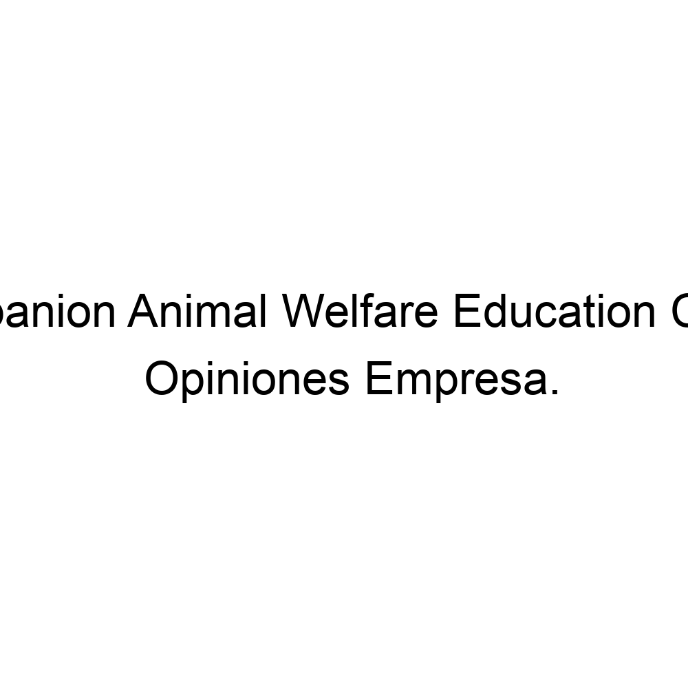 opiniones-companion-animal-welfare-education-centre-bellaterra-935811647