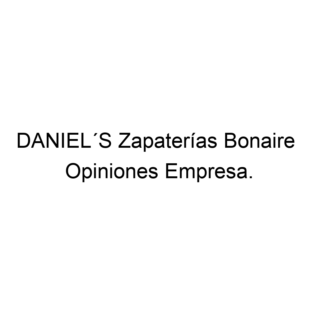 Zapaterias bonaire outlet